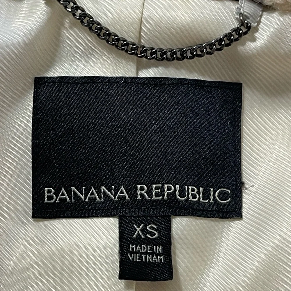 banana republic sherpa cocoon coat XS